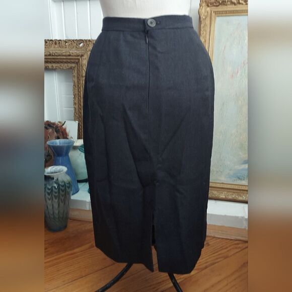 Vintage Emanuel Ungaro Pencil Skirt Paris Made in Italy Size 10 - Picture 4 of 11